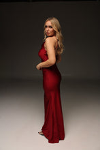 Load image into Gallery viewer, Mia Crossed Strap Low Back Maxi Dress